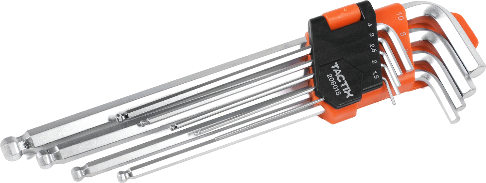 Набір 6гр.кл. 1,5-10мм з/шар XL 9шт TC