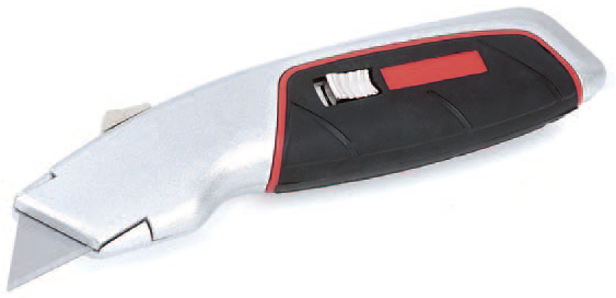 Ніж 165мм трапец. посил.+5лез ON