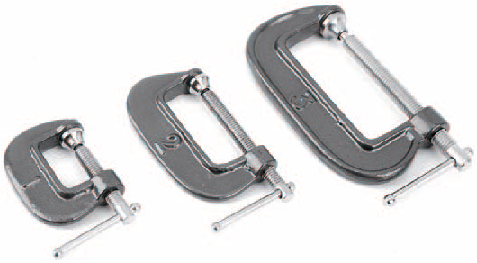 Набір струбцин C-типу, 3шт ON