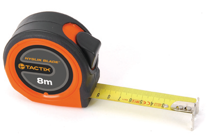 Рулетка 10мx25мм збіл.зачіп нейлон TC