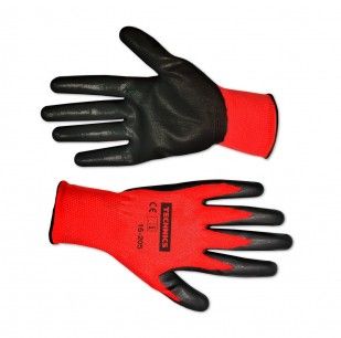 Рукавички унів.червоні,оливост.нітрил