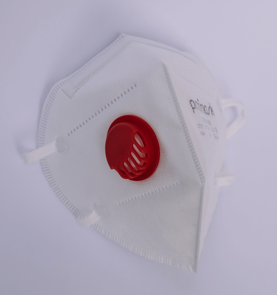 Респіратор 1шт FFP3 (K) NR, червоний фільтр, Profimask