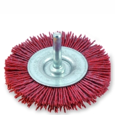 Диск.щітка полімер.ворс P180 100х10х23х6,0 синій