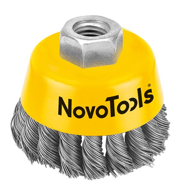 Диск.чашка жгут.пров. 75 M14x2 сталь NovoTools NTWB7514ST