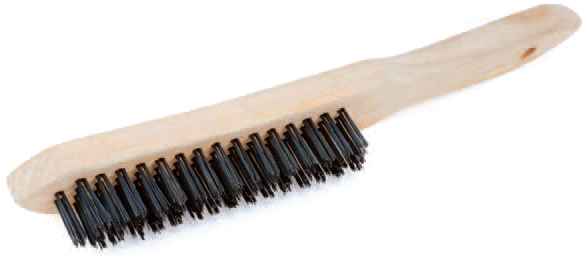 Щітка дротяна 280мм дер.ручка ON