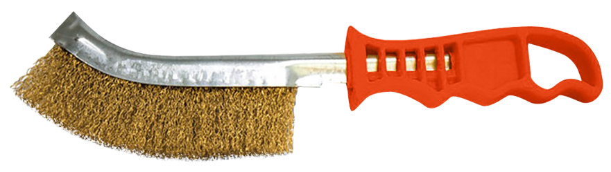 Щітка ручна 250мм гофр. червона NovoTools