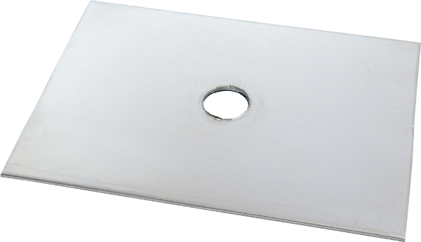 Пластина підкладна 70х50x(0,8-1,0) нерж