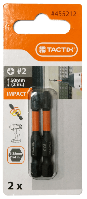Біта ударна PZ2 50мм (2шт) TC