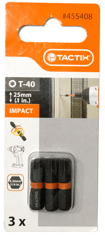Біта ударна T40 25мм (3шт) TC