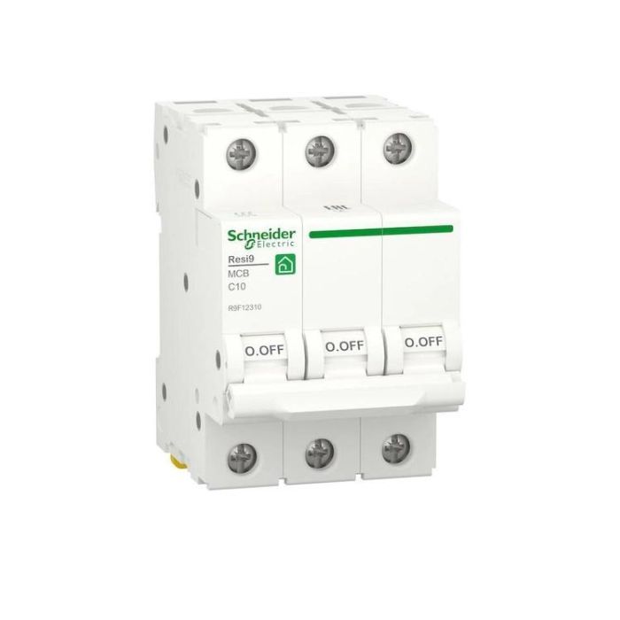 Автоматический выключатель Schneider Electric RESI9 6kA 3P 10A C