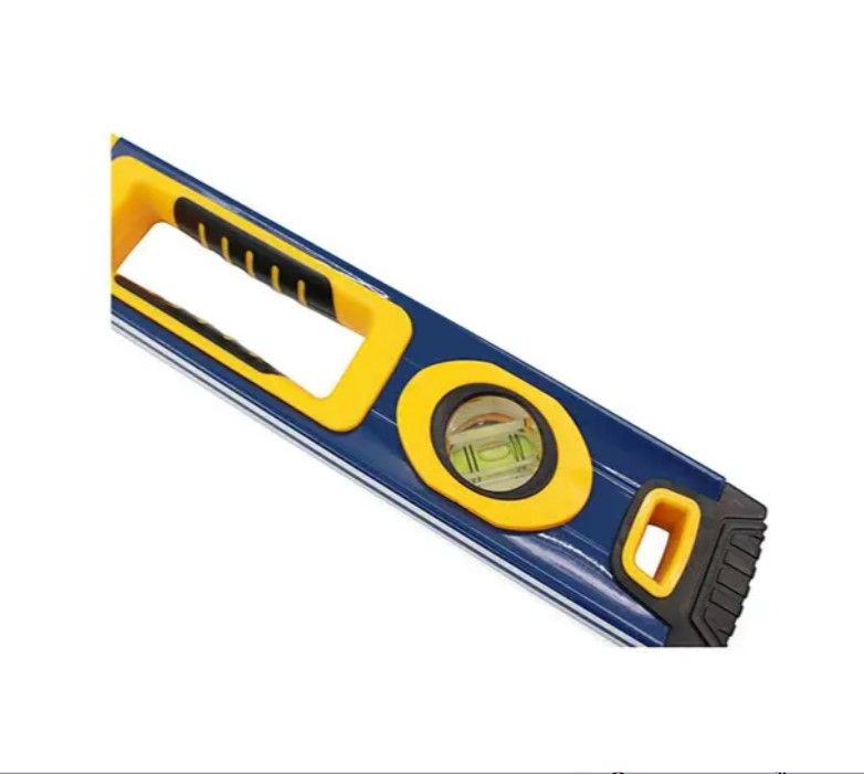 Рівень будівельний з ручками і магнітами 1000 мм Eco, протиударний, точність 0,5 мм/м, ТМ ТМ Kubis