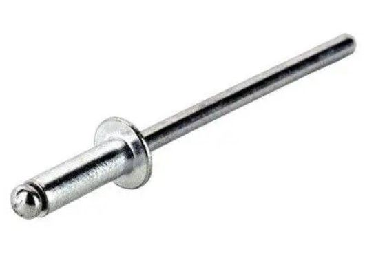 Заклепки алюмінієві 4.8 * 12 мм (товщина 5-7 мм), 50 шт, ТМ Kubis