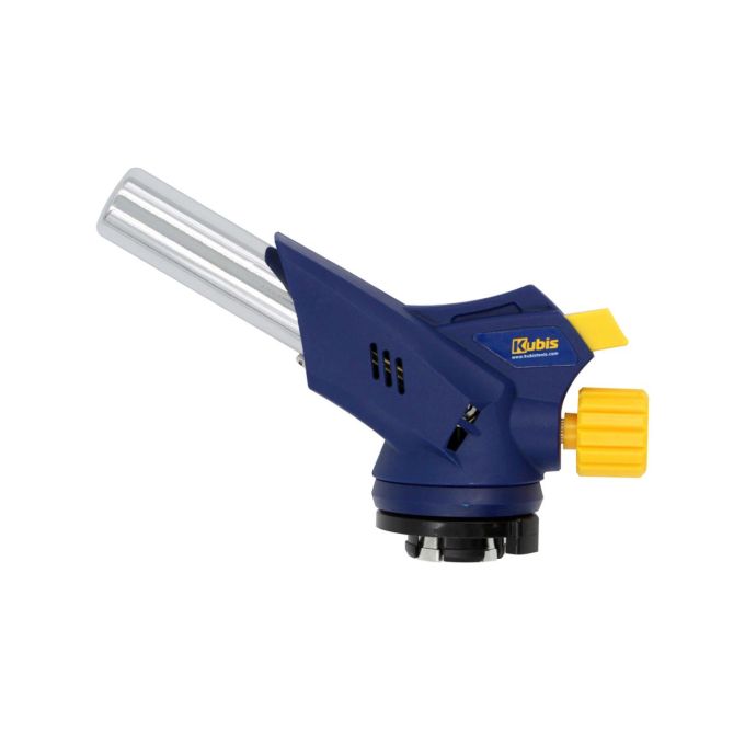 Пальник газовий  Ø20 мм з п'єзопідпалом, 1300*С, 93 г/год, керамічний захист, вільне обертання, ТМ Kubis