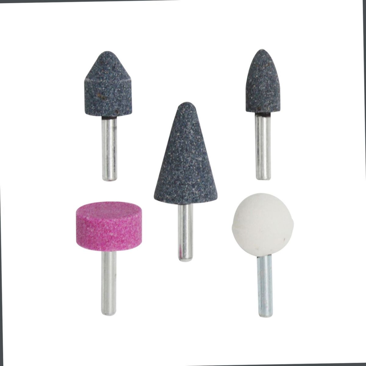 Камені шліфувальні Ø6 мм набір 5 шт, ТМ Kubis