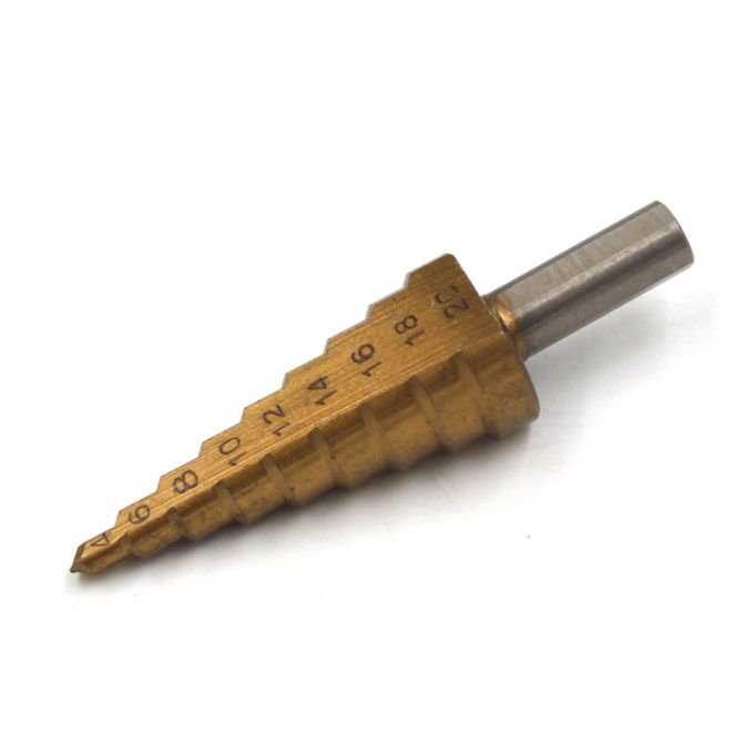 Свердло по металу HSS ступеневе 4-32 мм, TiN, HRC 60-63, ТМ Kubis