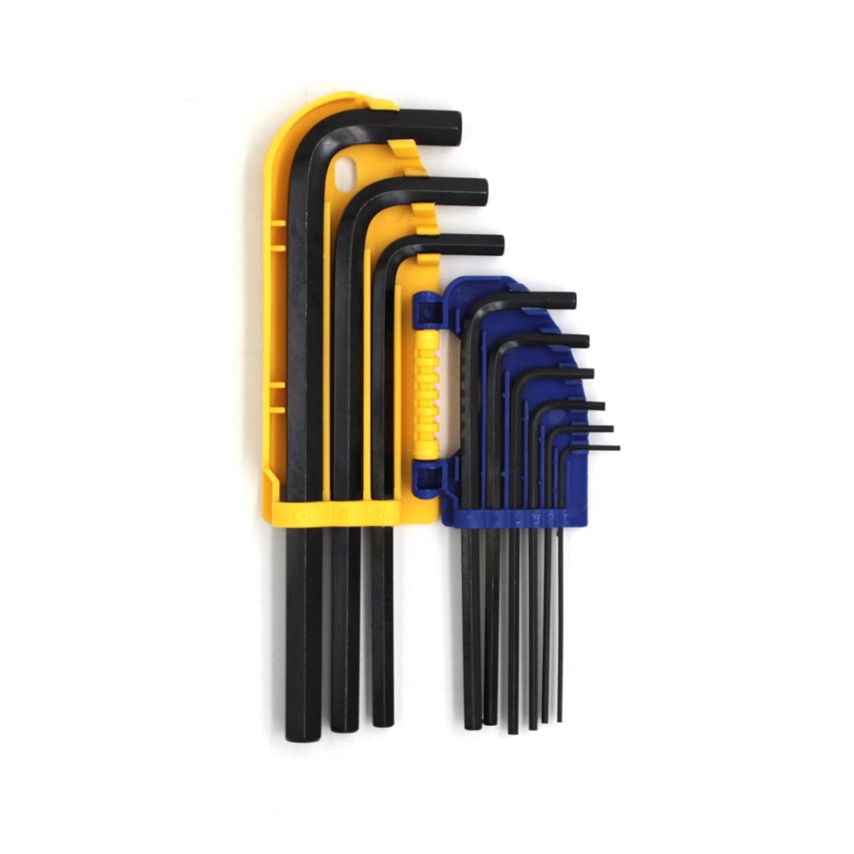 Ключі шестигранні 9 шт подовжені, 1.5,2,2.5,3,4,5,6,8,10 мм, CrV, ТМ Kubis