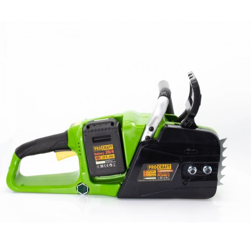 Акумуляторна ланцюгова пила Procraft PCA40 (з батареями 4 Аг та зарядним пристроєм)