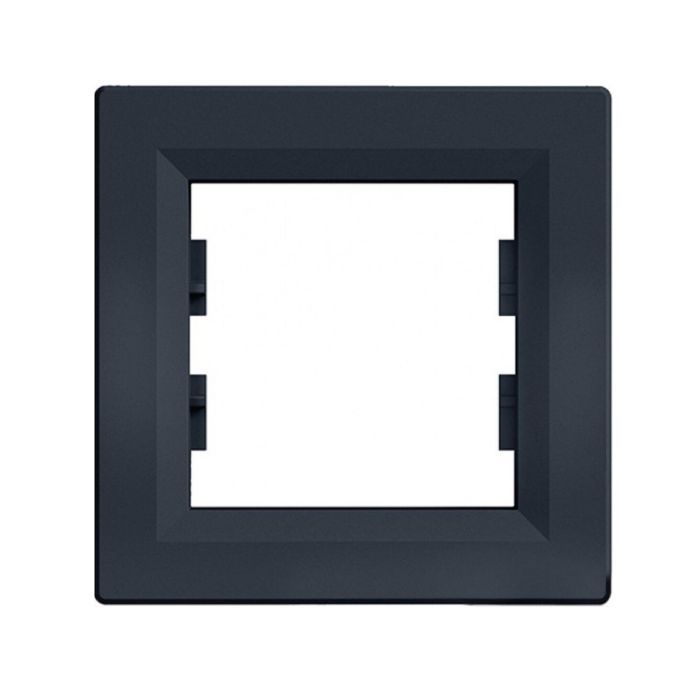 Рамка 1-місна Asfora, антрацит