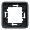 Рамка 1-постовая Mureva Styl, без винтов IP55, черная