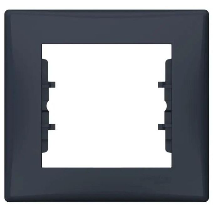 Рамка 1-постовая Sedna, графит