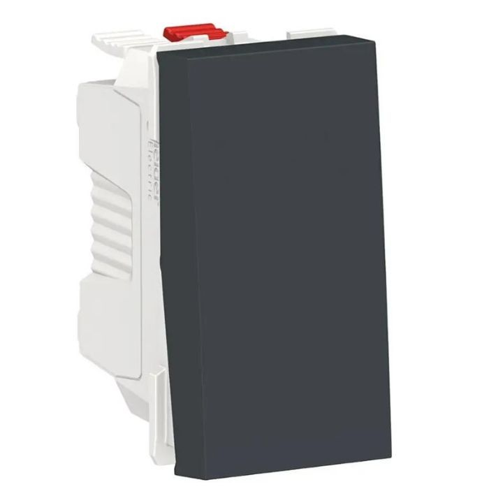 Вимикач 1-кл. 1-мод. 10А Unica New, антрацит