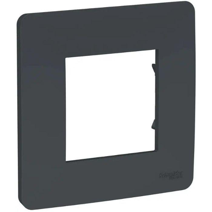 Рамка 1-постова UNICA STUDIO, антрацит