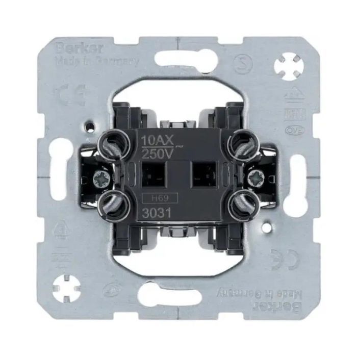 Выключатель 1-полюсный одноклавишный 10АХ/250В