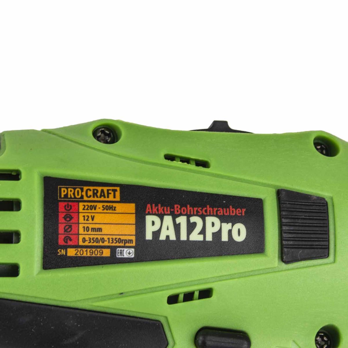 Шуруповерт Procraft PA12PRO