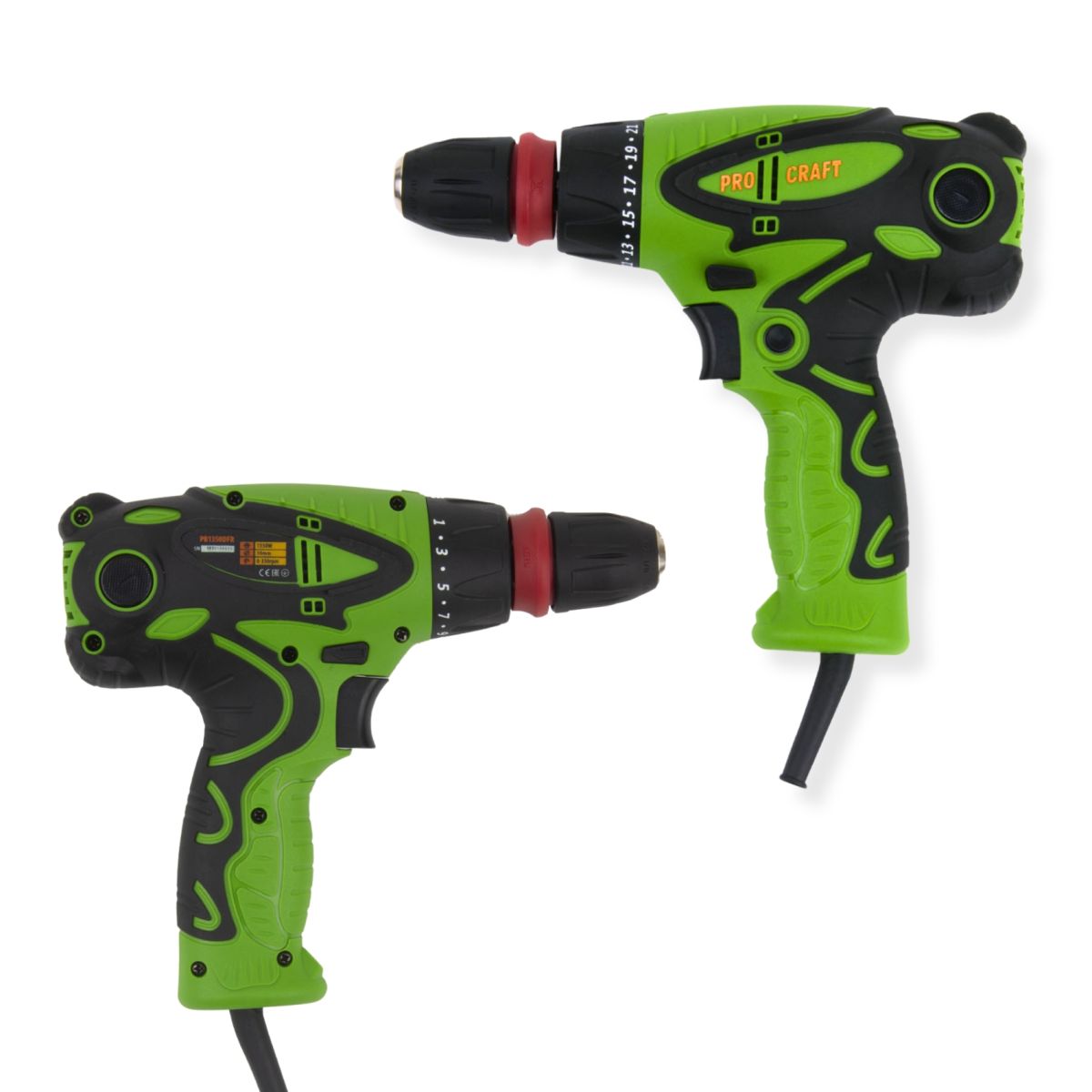Шуруповерт мережевий Procraft PB1350DFR