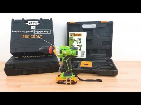 Шуруповерт Procraft PA212