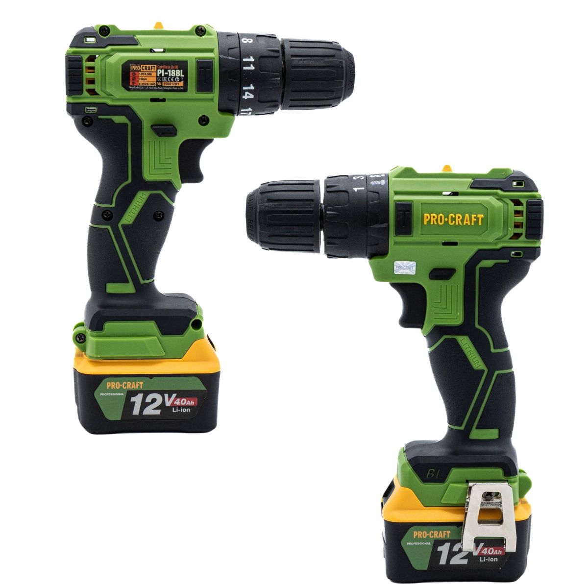 Шуруповерт Procraft PI18BL