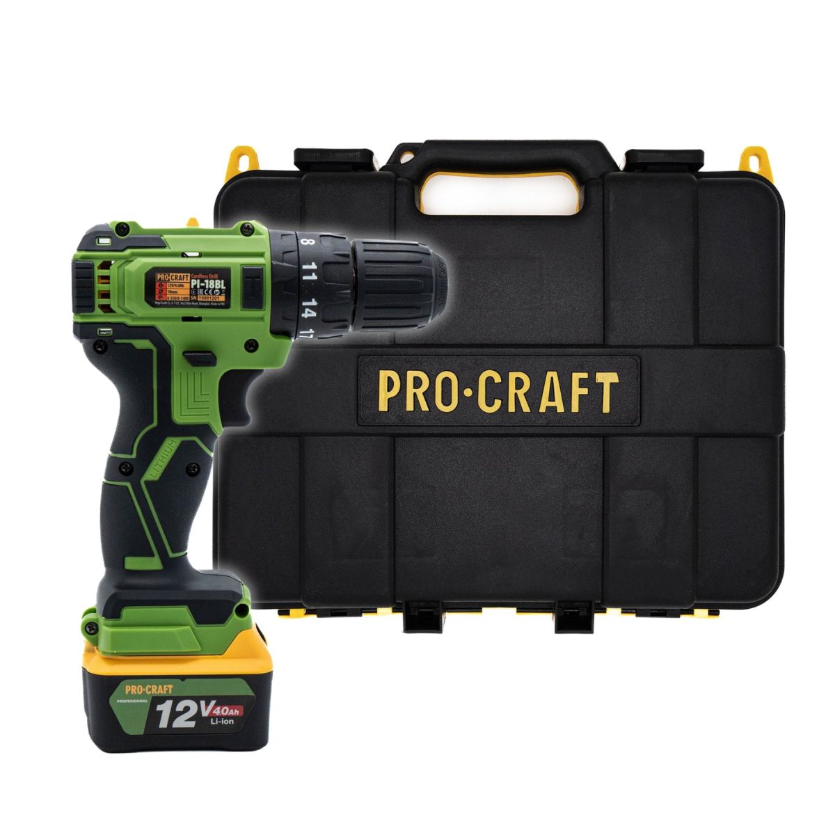 Шуруповерт Procraft PI18BL