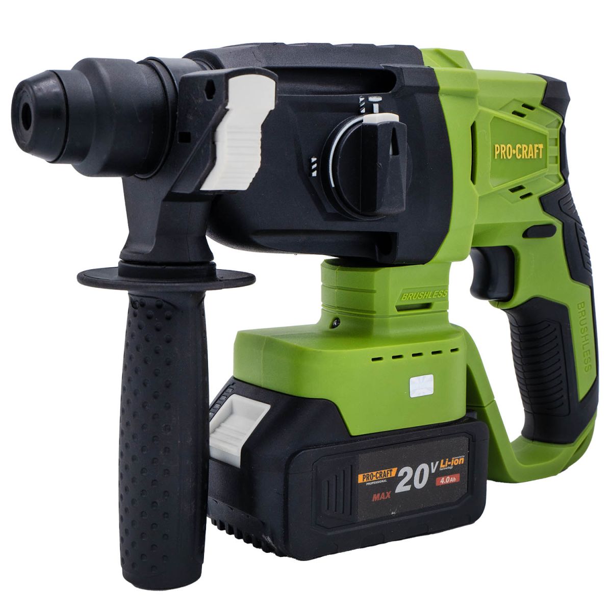 Перфоратор Procraft PHA22 + Шабельна пила Procraft PSS20 + 2 акб 20/4 + зп 20/1