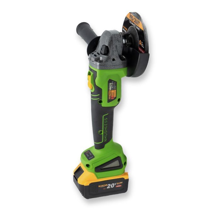 Бесщеточная аккумуляторная болгарка Procraft PWA216