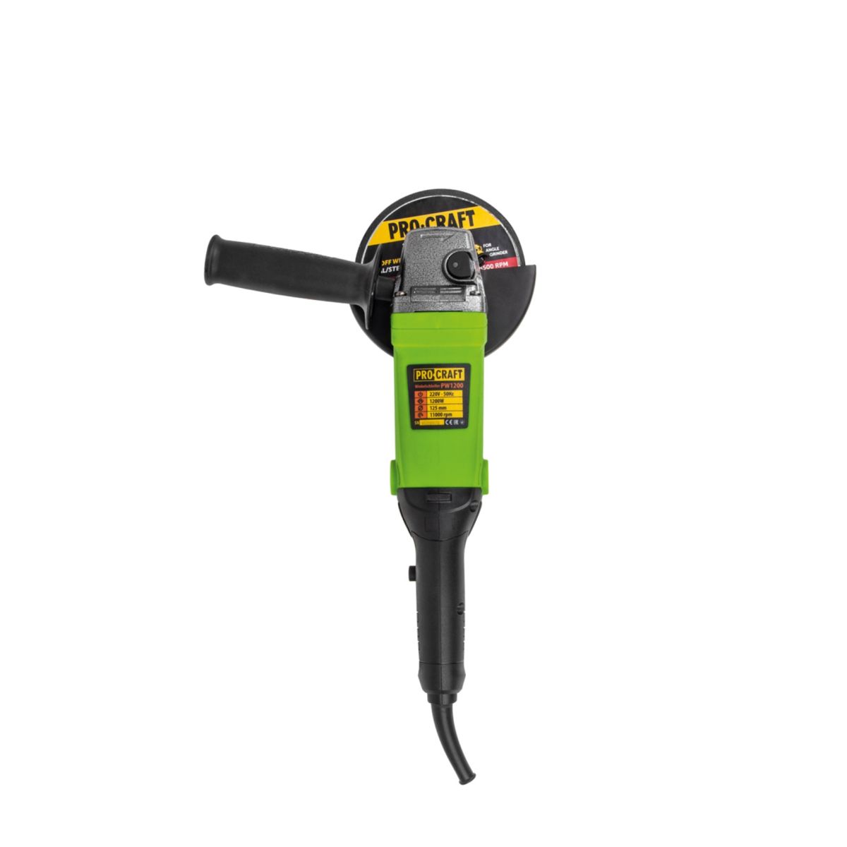 Углошлифовальная машина Procraft PW1200 125 мм