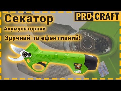 Акумуляторний секатор Procraft ES16Li + Акумуляторна міні пила Procraft PKA16