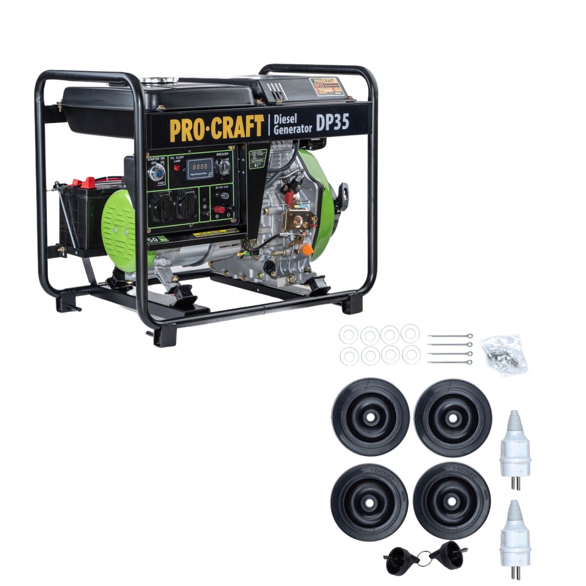Генератор дизельний Procraft DP35
