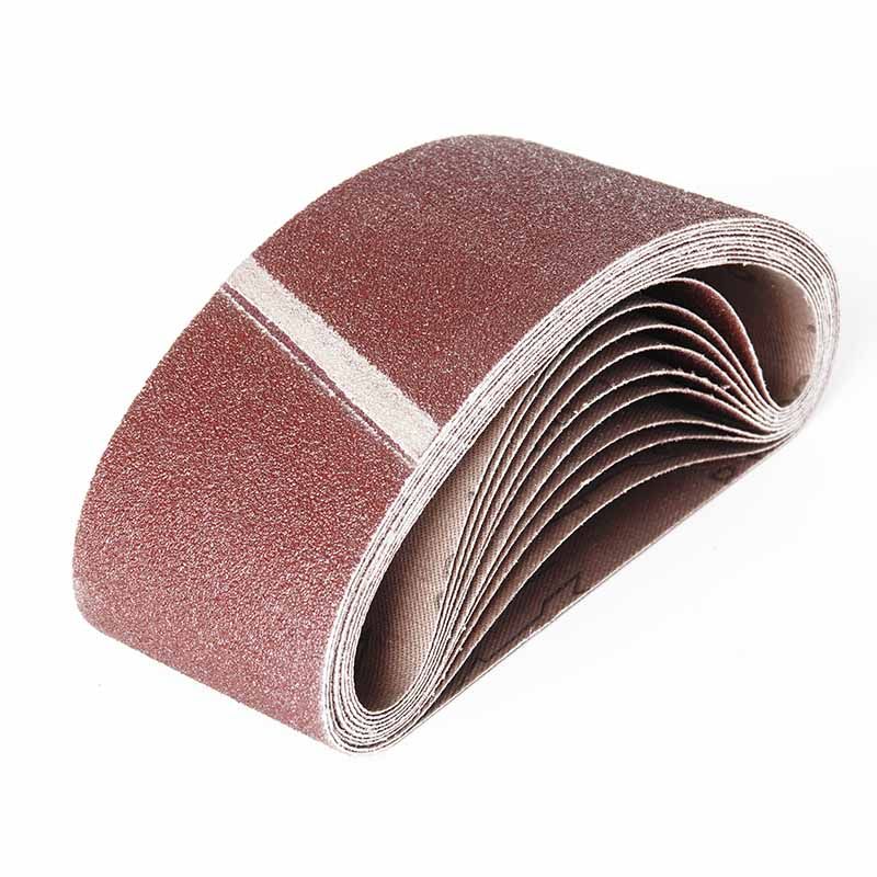 Стрічка шліфувальна нескінченна 75*533 мм Р100 (10шт.) (APRO)