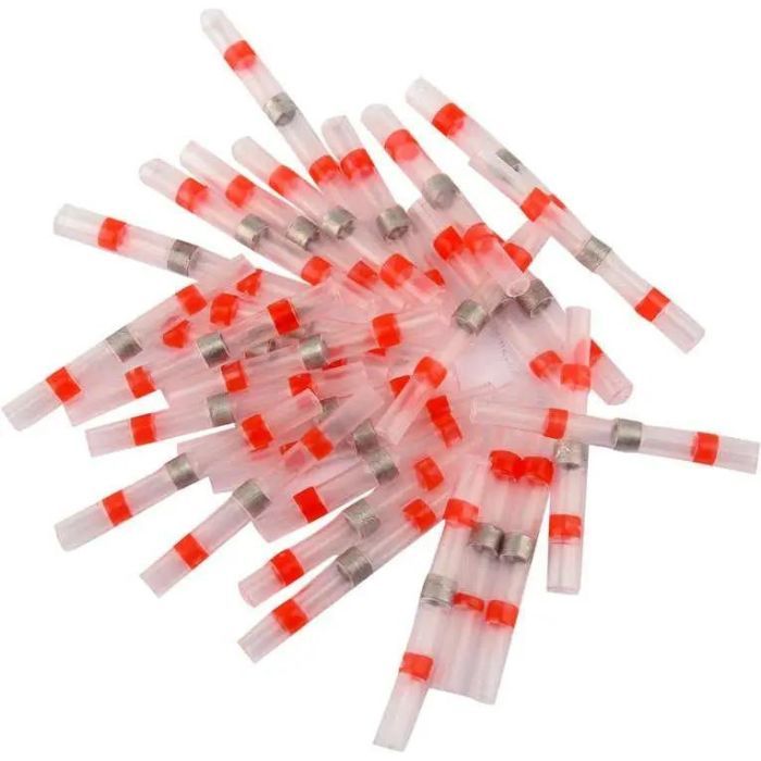 Кембрики термоусадные до 105°C с оловом YATO, для проводников 0.5-1.5 мм, 30 шт.