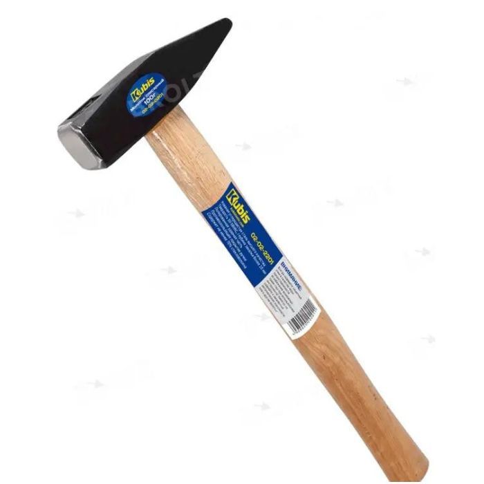 Молоток слюсарний 800г, дерев'яна ручка (бук), ТМ Kubis