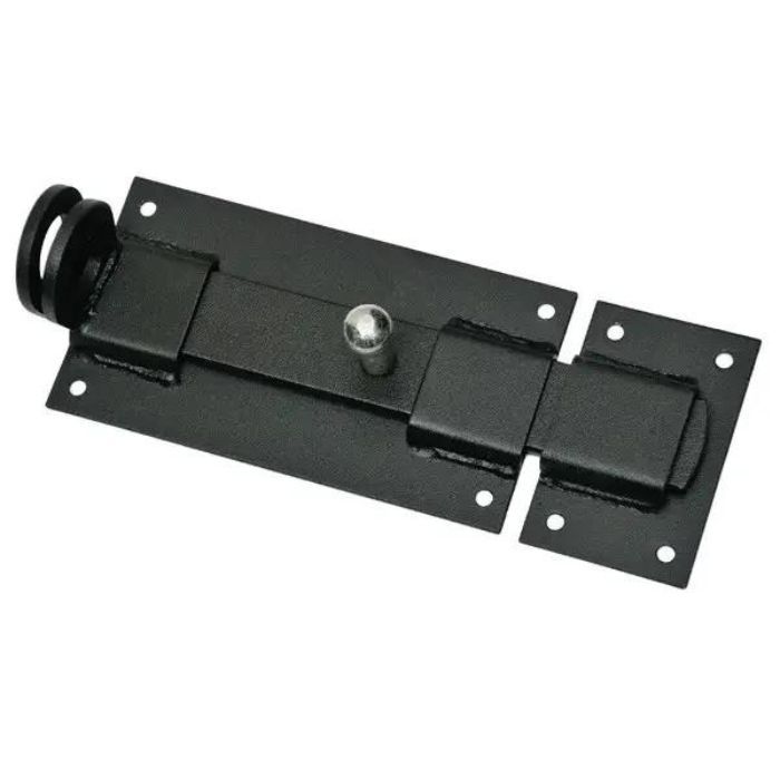 Засув БЕМАС "Середній" чорний оксамит (205*80мм)