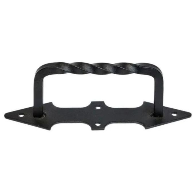 Ручка дверна "Кручена-12" чорний оксамит