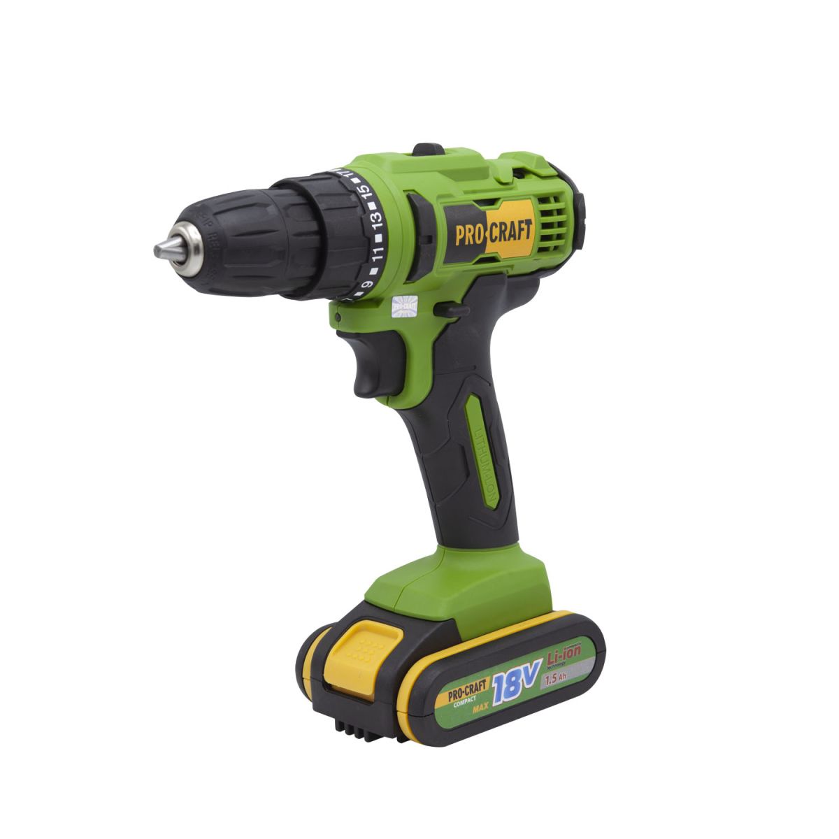 Шуруповерт Procraft PA18C COMPACT + КШМ Procraft PW1100ES 125 мм