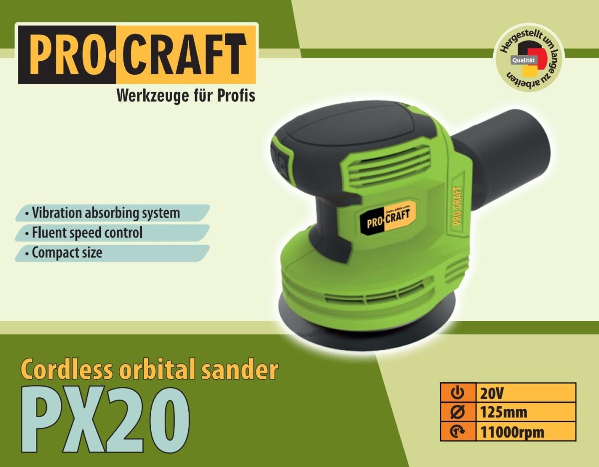 Шуруповерт Procraft PA20BL + Лобзик ST18 + ЕШМ PX20 + 1 акб 4Аг/2Аг + ЗП 20/1 + сумка BG400