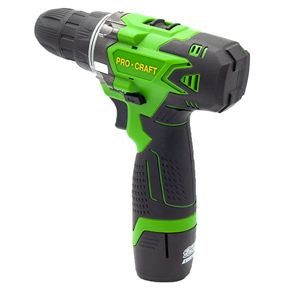 Шуруповерт Procraft PA12Li + Кутошліфувальна машина Procraft PW1200E