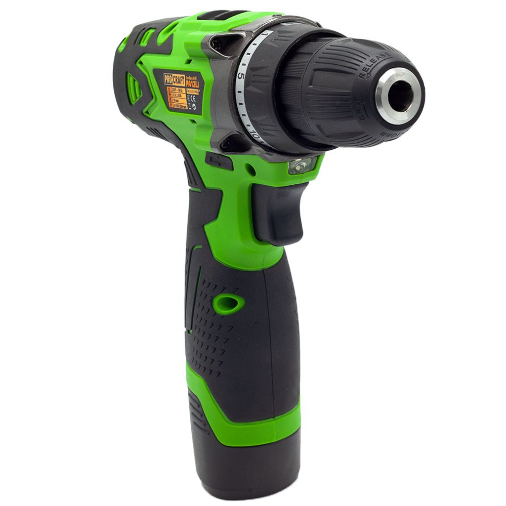 Шуруповерт Procraft PA12Li + Кутошліфувальна машина Procraft PW1200E