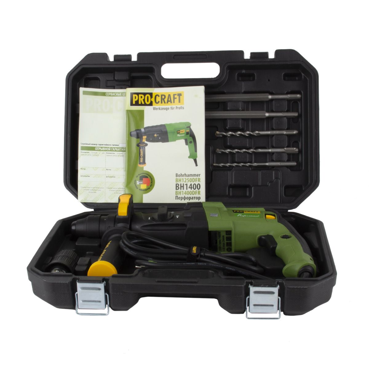 Шуруповерт Procraft PA18DFR + Перфоратор Procraft BH1400DFR