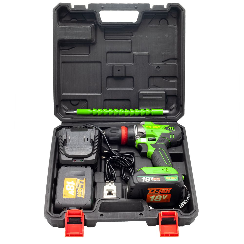 Шуруповерт Procraft PA18DFR + Перфоратор Procraft BH1400DFR