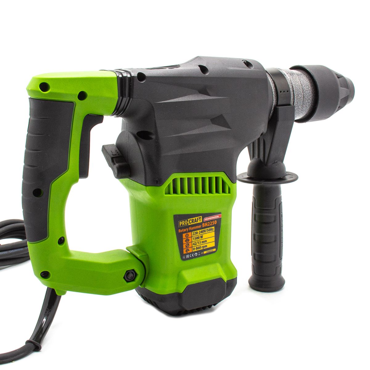 Перфоратор Procraft BH2250 + КШМ Procraft PW1600SE