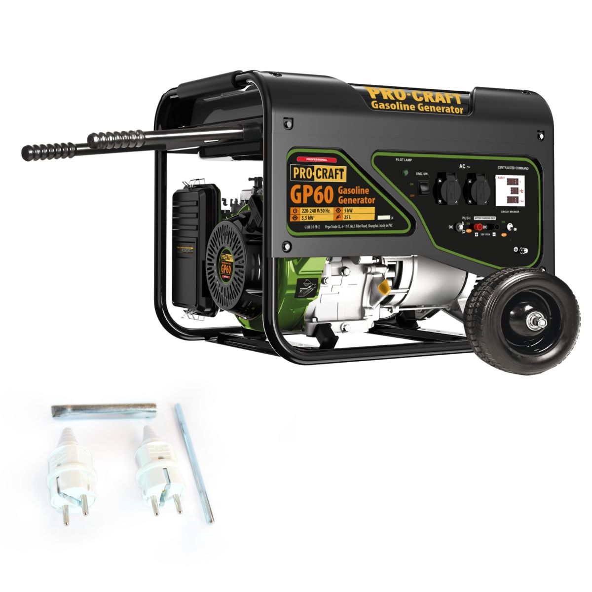 Генератор бензиновий PROCRAFT GP60 + Олива PROCRAFT 4T DIESEL 1.4л.